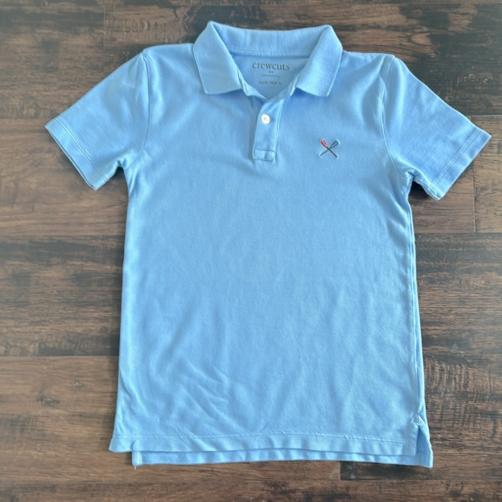 J Crew Crewcuts boys critter pique polo shirt size M (8 - 9 )